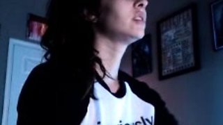 SMALL TIT BRUNETTE TATTOOED TEEN GIRLFRIEND CAUGHT IN SHOWER