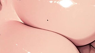 Sexy Grey Hair Ai Women in Toilet Room Slideshow