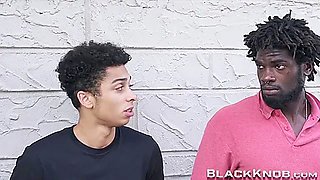 Gay Teen 18+ Rides Black Schlong