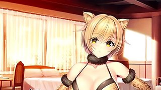 Hentai redhead gives blowjob and having sex