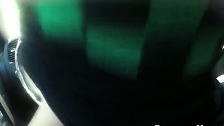 Car Blowjob and Cum Swallow With Mexican Stud