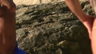 Katharine Madring and Carol Fenix on the Hor Beach Having Lesbian Sex