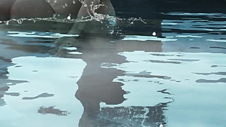 Conan Fucks Saoirse in Hot Springs - Squeezes Her Massive Tits & Pounds Her Fat Ass in Steamy Water