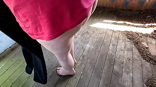 Outdoor BDSM: Naked German Girl Whipped and Spanked in Woods