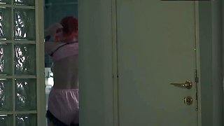 Hotel plow with step mom, creampie inwards perfect tits.