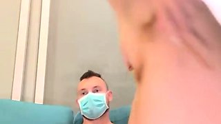 Amateur blondes pov blowjob and hardcore fun with lucky dude