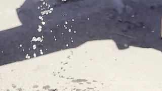 Compilation of Public Pissing in Nature While Traveling by Car! POV!