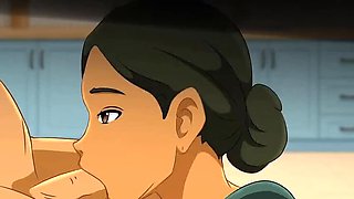 Desi Hentai Episode 2: Tharki Malik Hardcore Fucks His Indian Maid in Kitchen - Anime Cartoon Porn XXX