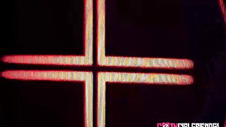 Goth Girlfriends featuring Lucy Foxx's big cock trailer