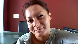 Shy brunette homemade amateur webcam teen