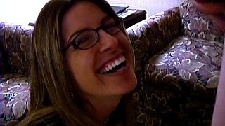 Pov homemade amateur facial cumshot and blowjob