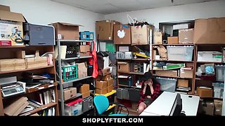 Audrey Royal Teen Shoplyfter Gets Undercover Security Guard Threesome - Spankwire HD