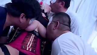 Japanese group sex porn big boobs