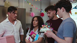 Assfuck with a tight girl who wants every dick today