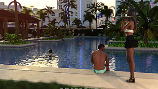 Domino Beach 1 - John Saves a Man's Life in the Beach After He Got Fired From His Previous Job (sfw)