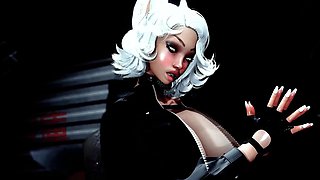 Bunny Girl gets knotted by Werewolf