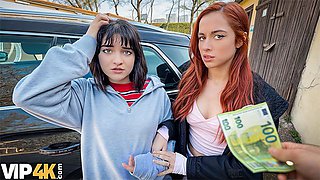 Cuckold watches sex with well-made Audrey Reid from VIP 4K
