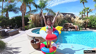 Rose Caarter Gets Some Cock And Cum Under The Sun