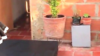 This Beautiful, Skinny Maid with Small Tits Gets Her Pussy Filled with Cum