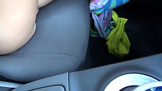 Little Bailey Masturbates on the Car