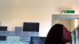 Big-Titted Amateur MILF Flashing in Public