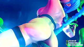 Stacked 3D girl with a sublime ass is yearning for pleasure