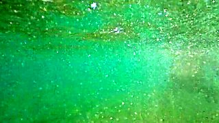 Emma Voyeur Naked Underwater Pool Play - Amateur MILF Tease Big Ass & Titties Flashing