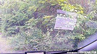 Voyeurs Watching Car In Action