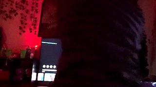 Amateur striptease and Solo masturbation