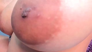 Chubby Brunette Big Boobs Dildo Masturbation