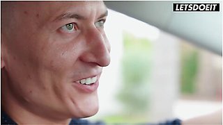 Airport Ride Turns Into Wild Car Sex With Busty Tattooed Zoe Grey