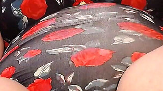 Pretty Pussy Tease Flashing Pussy Slapping