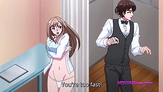 Bathroom sex - Ryota fucks Kanade under the shower