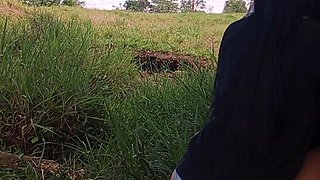 Step Sister Gives Outdoor Blowjob And Public Sex