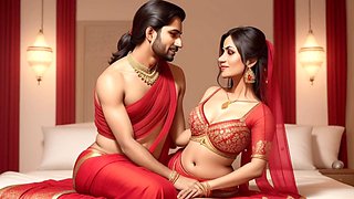 3D cartoon fantasy with Indian aunt Mango Bhabhi getting down and dirty