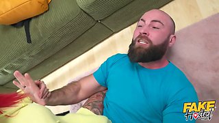 Faux hostel - kinky british couple have a massive struggle before cruel sultry sex and internal cumshot
