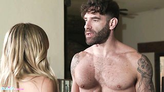 Aria Valencia and Ken Feels's stepbrother scene by FAMILYxxx