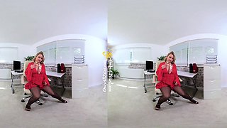 Beautiful blonde nanny and big boobed blonde MILF get pumped