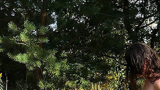 Sinea Gets Punished with Outdoor Spanking for Cumming Without Roman's Permission!