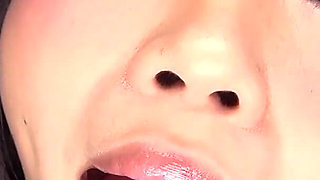 Iori Spits, Licks, and Smears Until Your Face’s Drenched - POV Tongue Worship After College