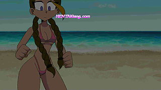 The Nude Beach! XXX Cartoon Porn