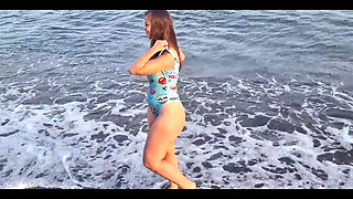 The Horny Anaduro12 on the Beach