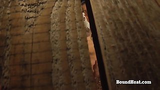 Lesbian Slave Masturbating And Orgasming While Watching Madame