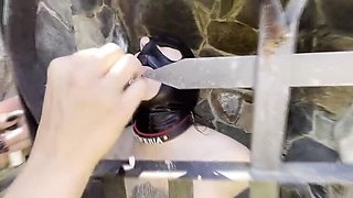 Mistress Zeida French Lezdom Human Ashtray - Skinny Slave Girl Tongue Punishment Extreme BDSM