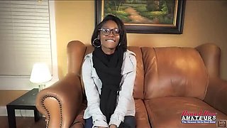 Sylvia's Tight Ass Takes His Massive Black Cock