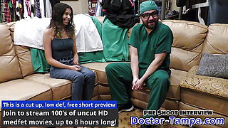 Become Doctor Tampa, Put Speculum & Catheter Into Aria Nicole As She Undergoes "The Procedure" To Get Sterilized At Doctor-Tampa