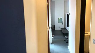 Brunette seductress working her big boobs and hot ass