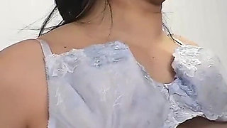 Dry Humping Something Between Her, Pinches Her Nipples Until It Hurt