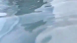 Flashing My Dick in Front of a Girl in Public Swimming Pool and Helps Me Masturbate - Misscreamy