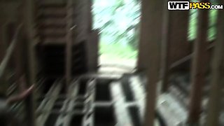 Skinny Young Babe In Public Sex Video